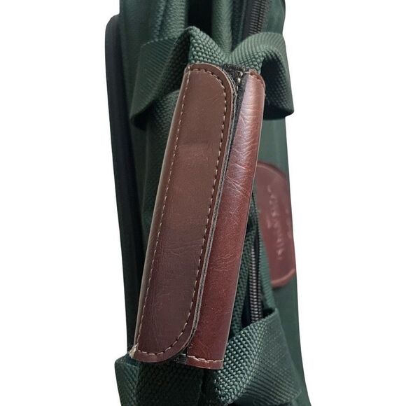 RICARDO BEVERLY HILLS “Santa Cruz” green Travel Bag w/ Gold & Bronze accents - Picture 10 of 10